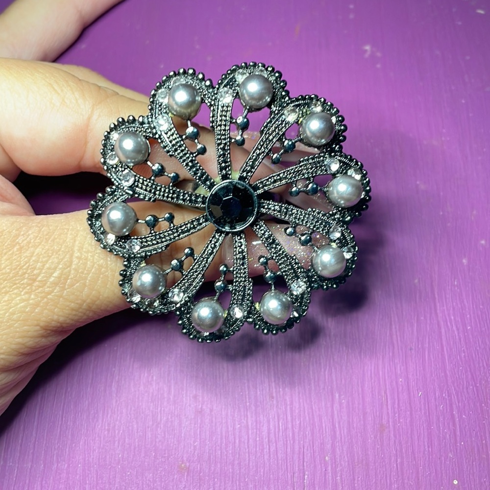 Back Flower Ring